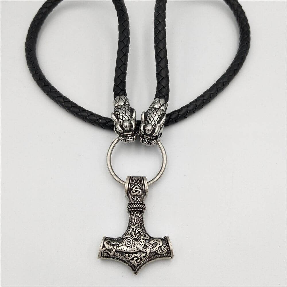 Wikinger Schmuck Original mit Thor Hammer