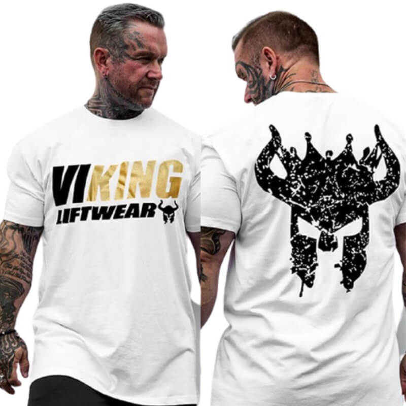 Wikinger T-shirt mit Barbarenkönig