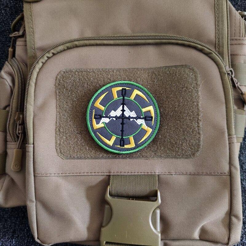 Wikinger Wappen mit Nordische Sonne