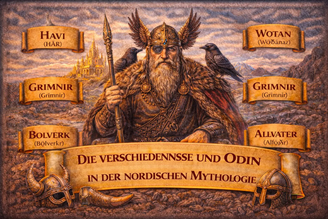 Die verschiedenen Namen von Odin in der nordischen Mythologie