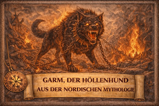 Garm, der Höllenhund aus der nordischen Mythologie