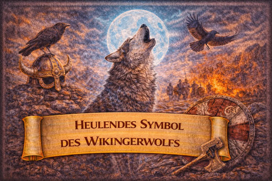 Heulendes Symbol des Wikingerwolfs: Wahnsinn, Zerstörung und Wiedergeburt