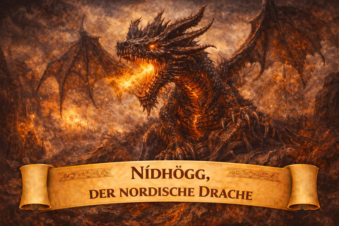 Nídhögg, der nordische Drache