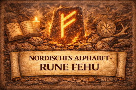Nordisches Alphabet - Rune Fehu