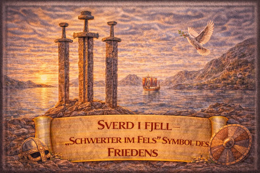 Sverd i fjell - "Schwerter im Fels" Symbol des Friedens