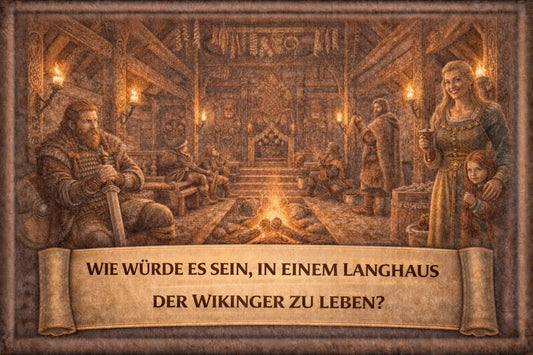 Wie würde es sein, in einem Langhaus der Wikinger zu leben?