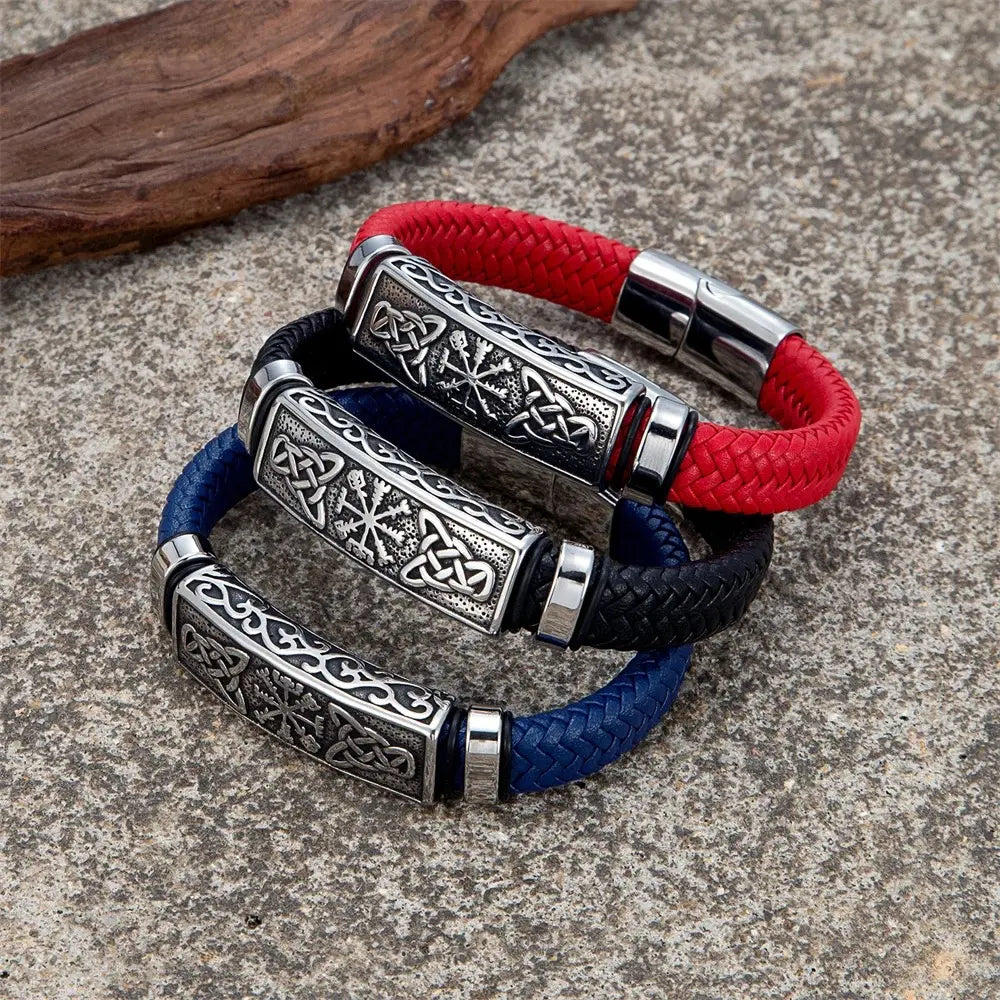Armbänder Herren Edelstahl Wikinger