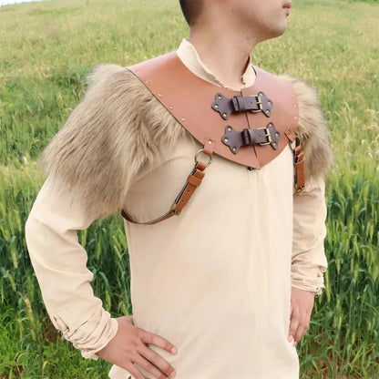 Braun Viking Fell Schulter