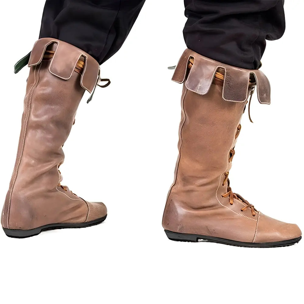 Braun Wikinger Stiefel Herren