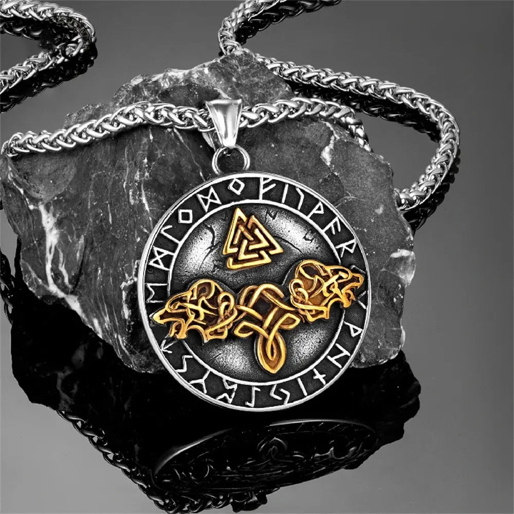 Herren Kette Wikinger Gold