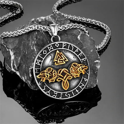 Herren Kette Wikinger Gold