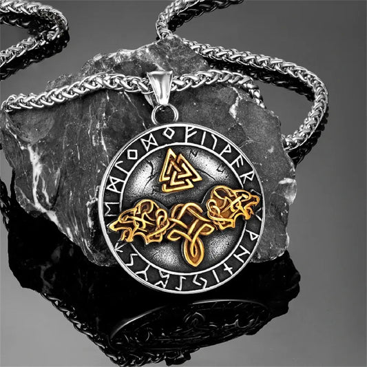 Herren Kette Wikinger Gold