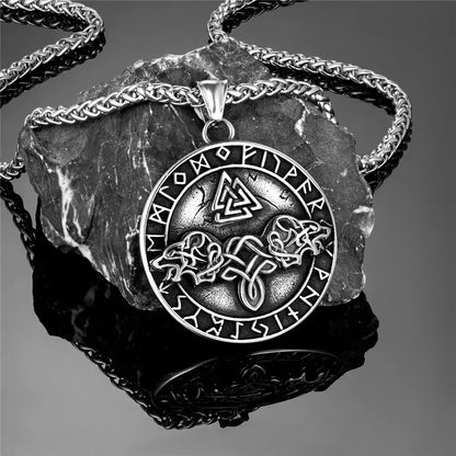 Herren Kette Wikinger Silber