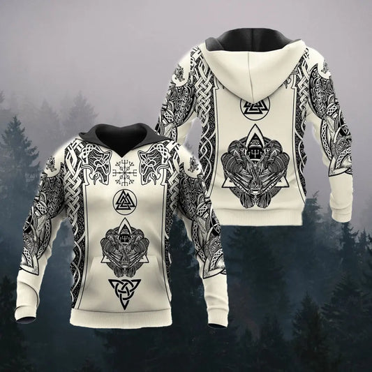 Hoodie Wikinger mit Vikings Warrior Symbols