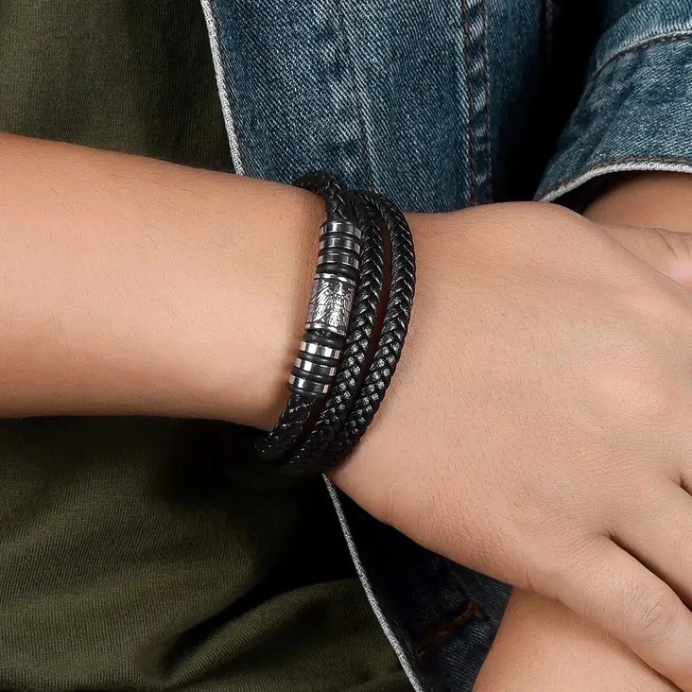 Keltische Armbänder Leder