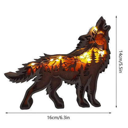 Lampe Woody Wikinger Fenrir the Wolf