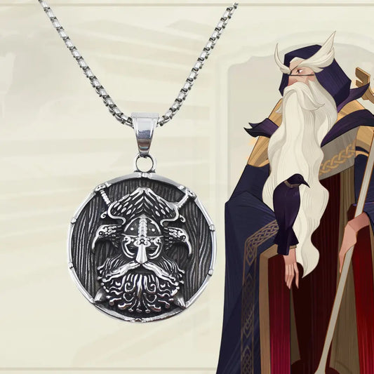Odin Halskette mit Raven