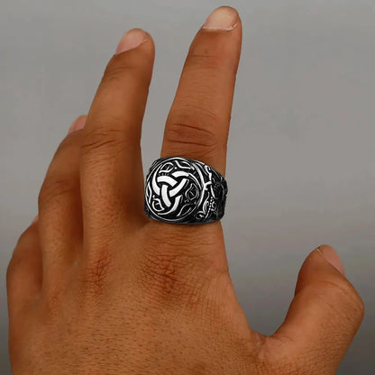 Ring Viking Odin’s Horn Man