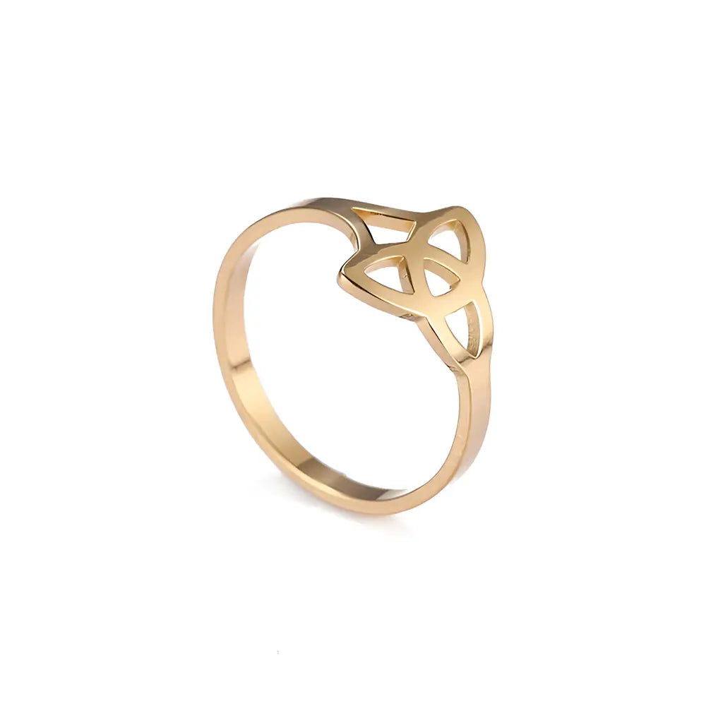 Ring Wikinger mit Symbol Triquetra