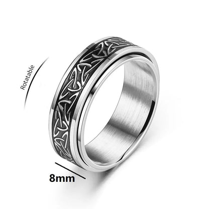 Silber Keltischer Schmuck Ringe mit Triquetra
