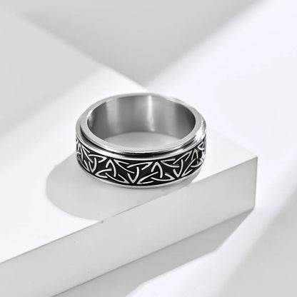 Keltischer Schmuck Ringe mit Triquetra