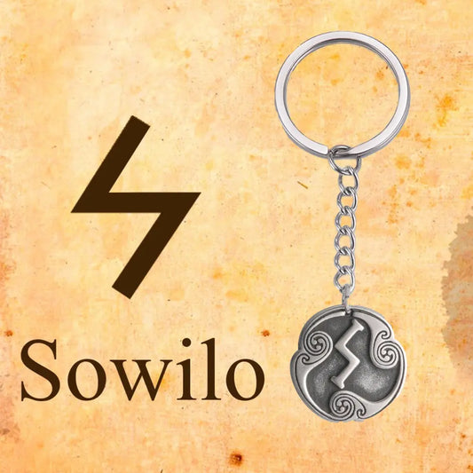 Schlüsselanhänger Nordisch mit Sowilo
