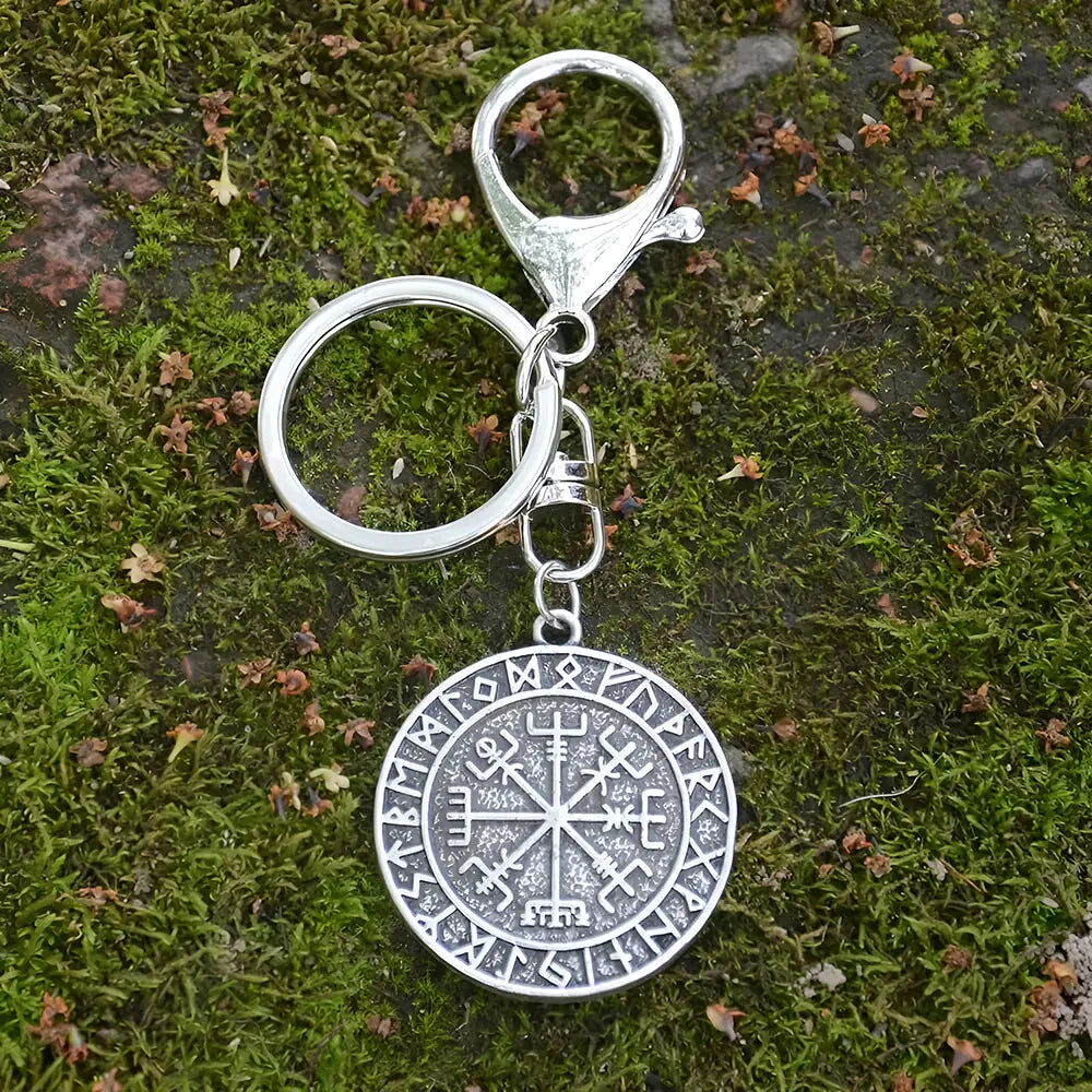 Schlüsselanhänger Wikinger mit Viking Compass