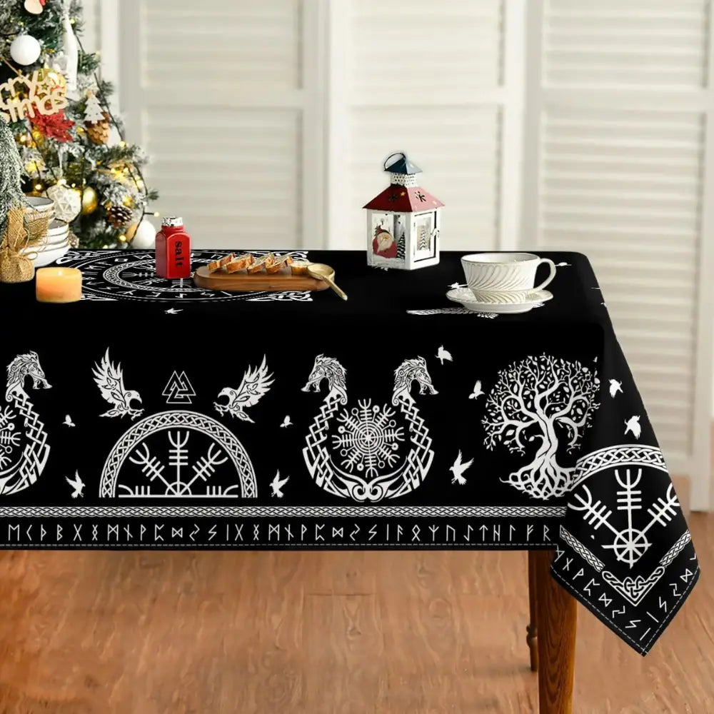 Schwarz Ausgefallene Tischläufer  Tree of Life