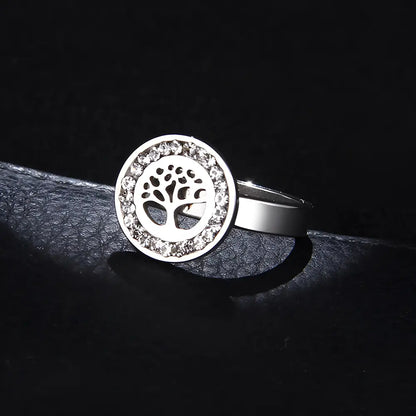 Silber Lebensbaum Ringe