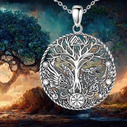 Silber Yggdrasil Kette