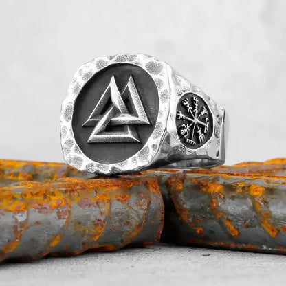 Silver Ancient Viking Wedding Rings