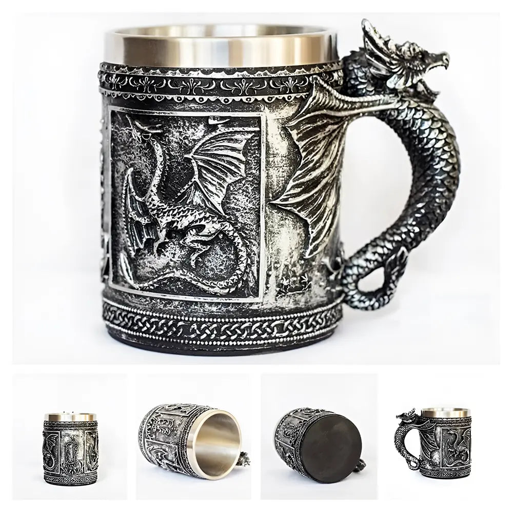 Tasse Wikinger Drachen