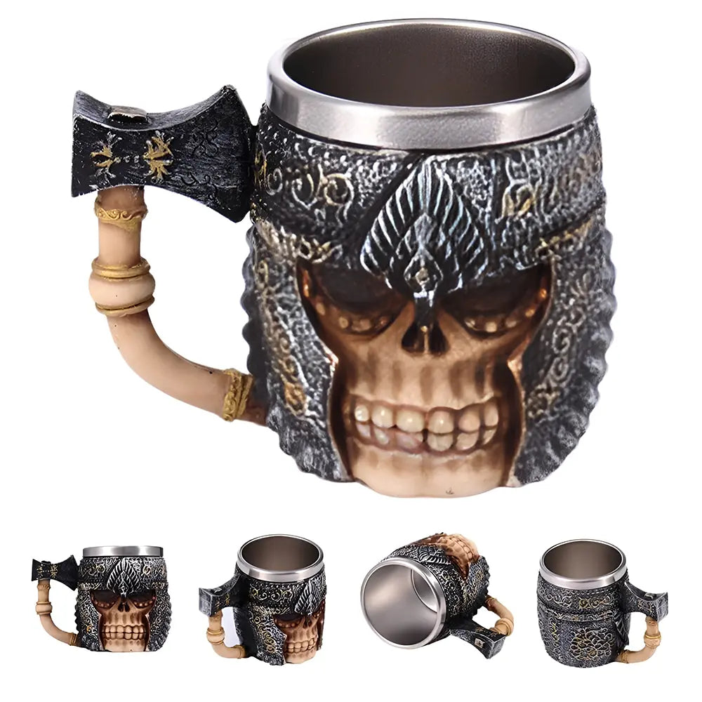 Tasse Wikinger mit Axe Knight