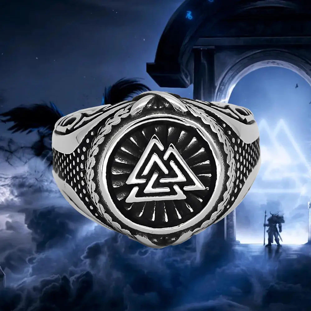 Valknut Ring Silber