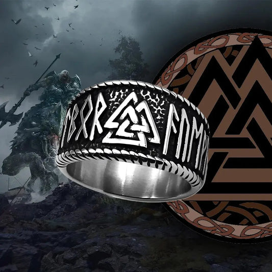 Valknut Runen Ring