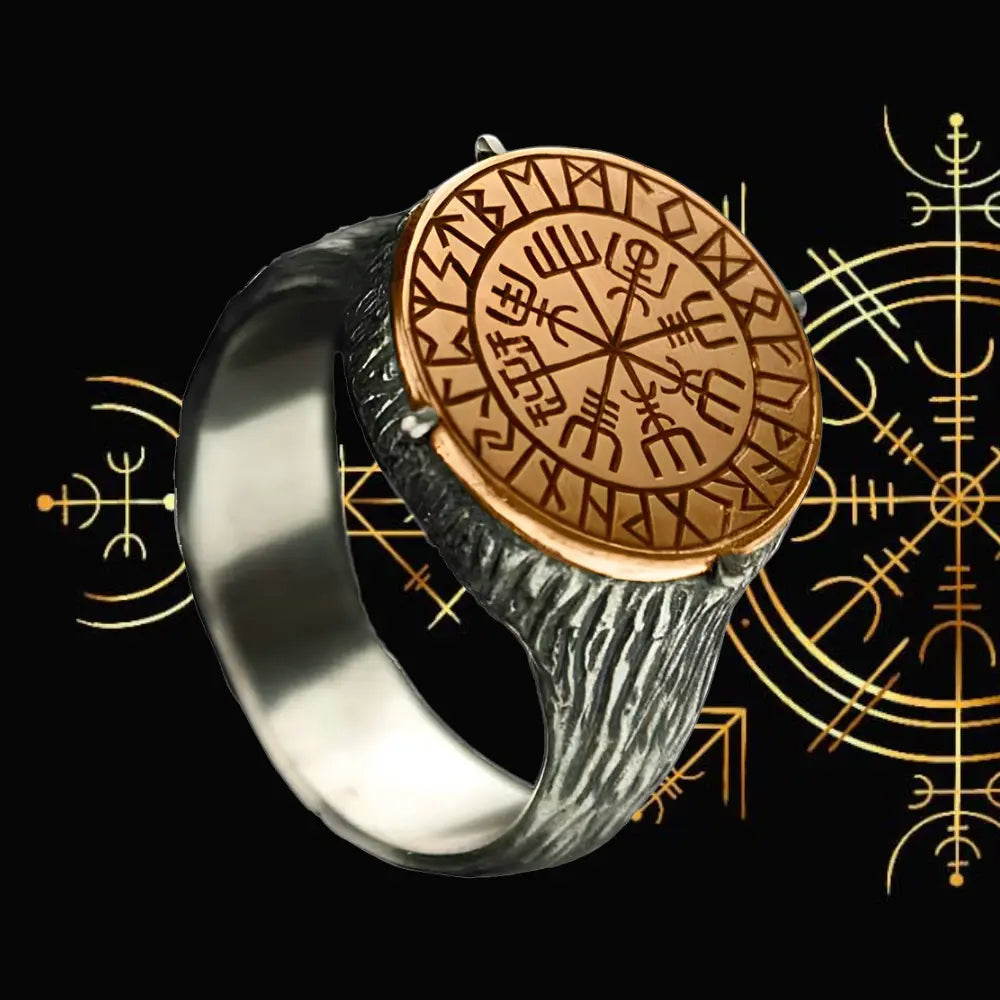 Vegvisir Ring Silver