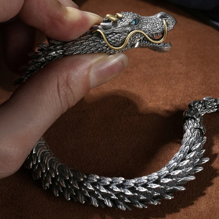 Viking Armband mit Jörmungand Dragon
