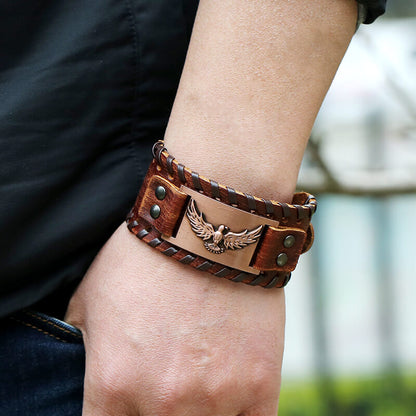 Viking Armband mit Krähen des Gottes Odin