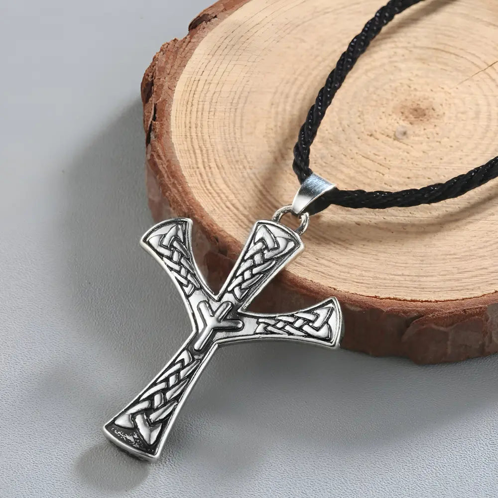 Viking Halskette mit Algiz Rune 