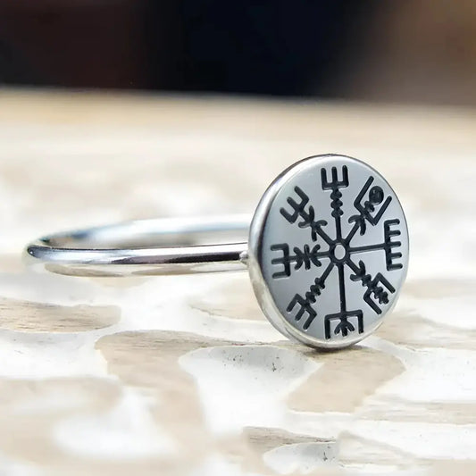 Viking Ring Runen Vegvisir