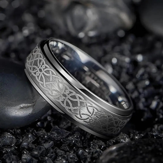 Viking Ring mit Keltischer Knoten