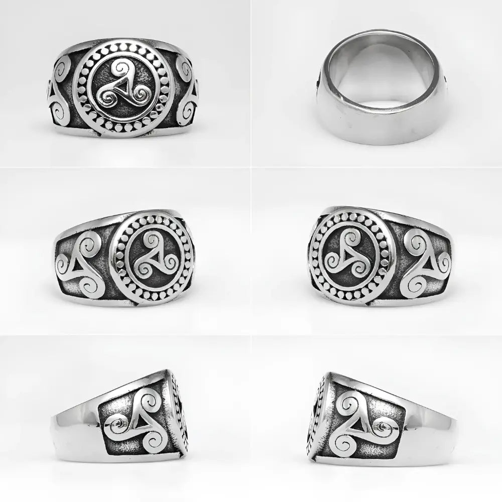Viking Ring  mit Triskelion