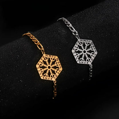 Viking Style Bracelet Aegishjalmur