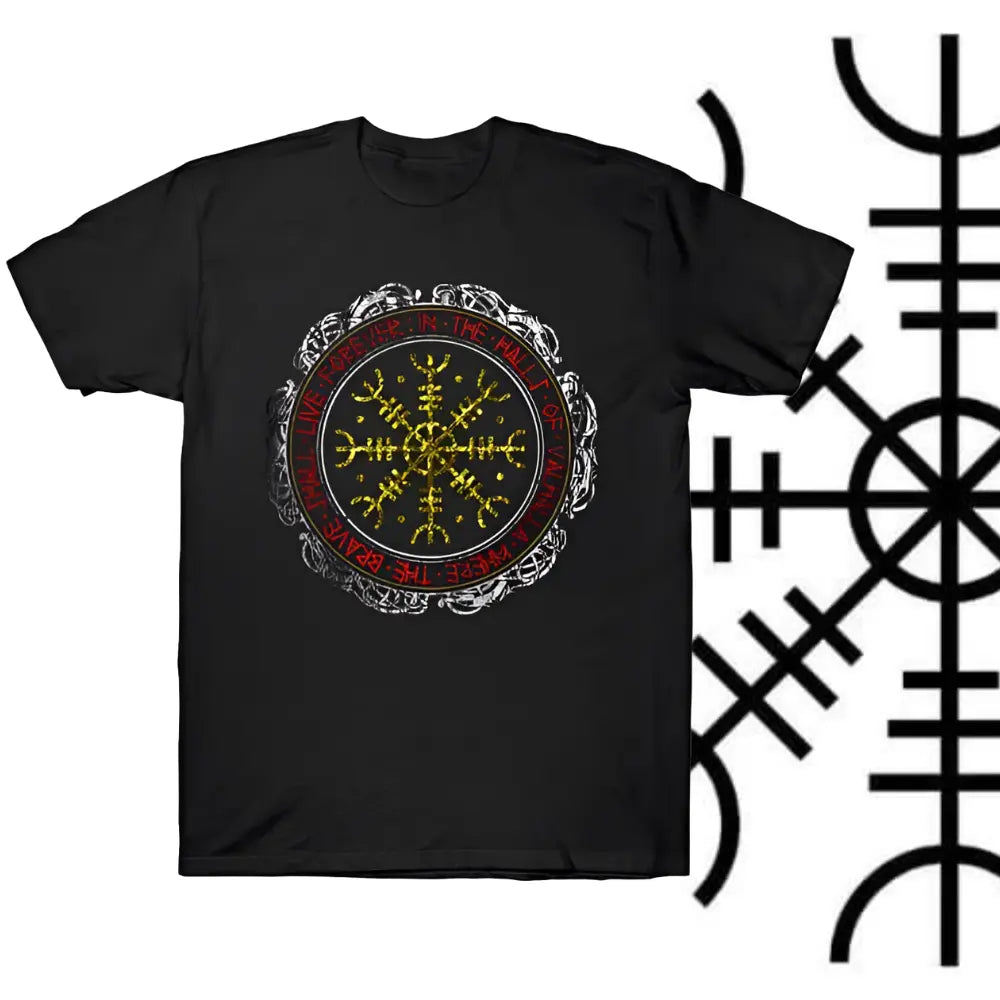 Viking T Shirt mit Aegishjalmur
