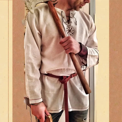 Viking Tunika Kostüm mit Schwarze Sonne