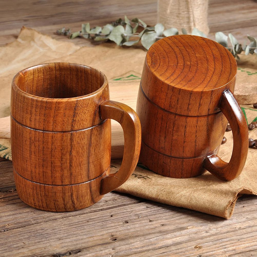 Viking Wooden Beer Mugs