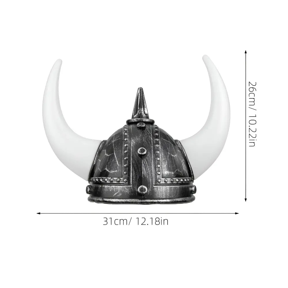 Vikings Helm mit Hörnern Dimension