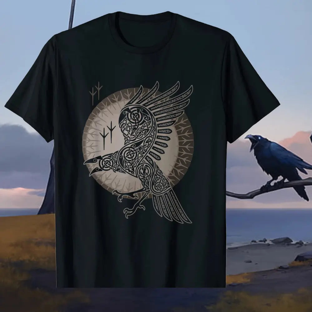 Vikings T Shirt mit Hugin