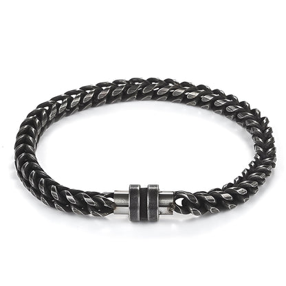 Wikinger Armband mit Drakkar Kette