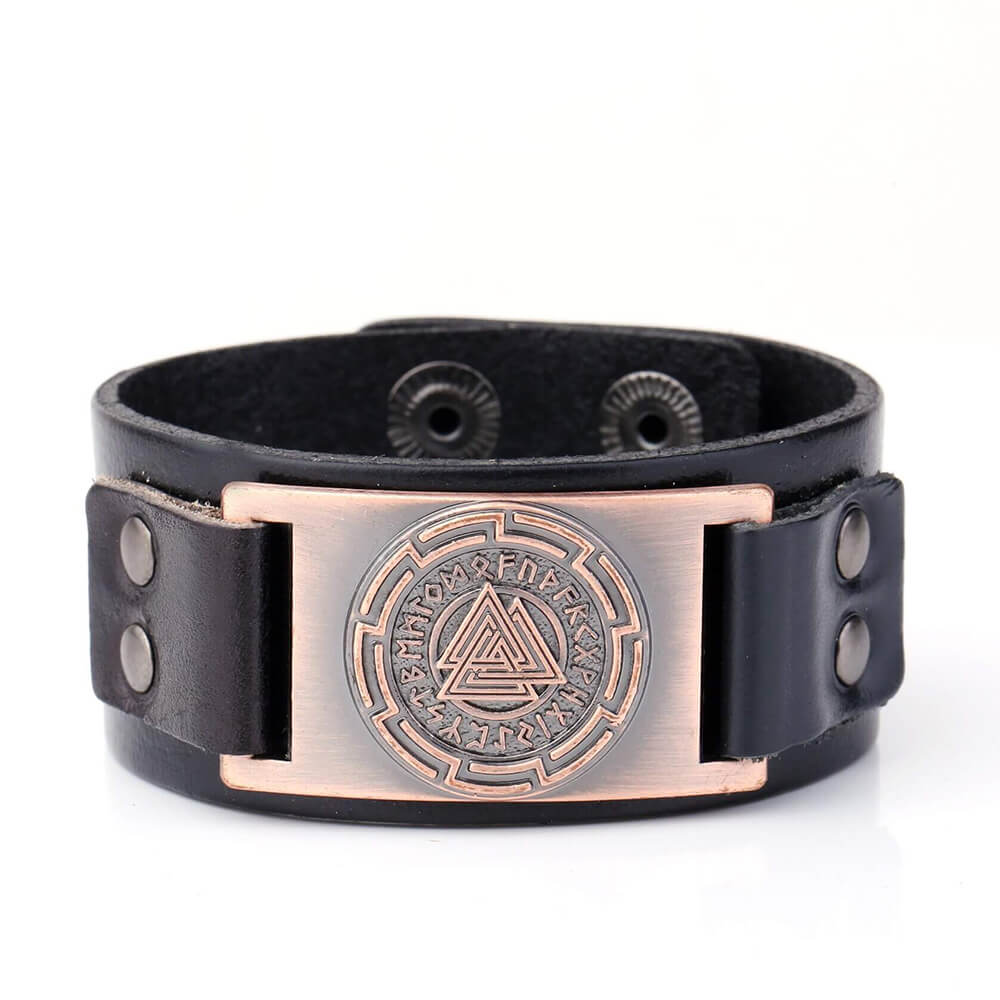 Wikinger Armband mit Valknut Symbol fur Frauen